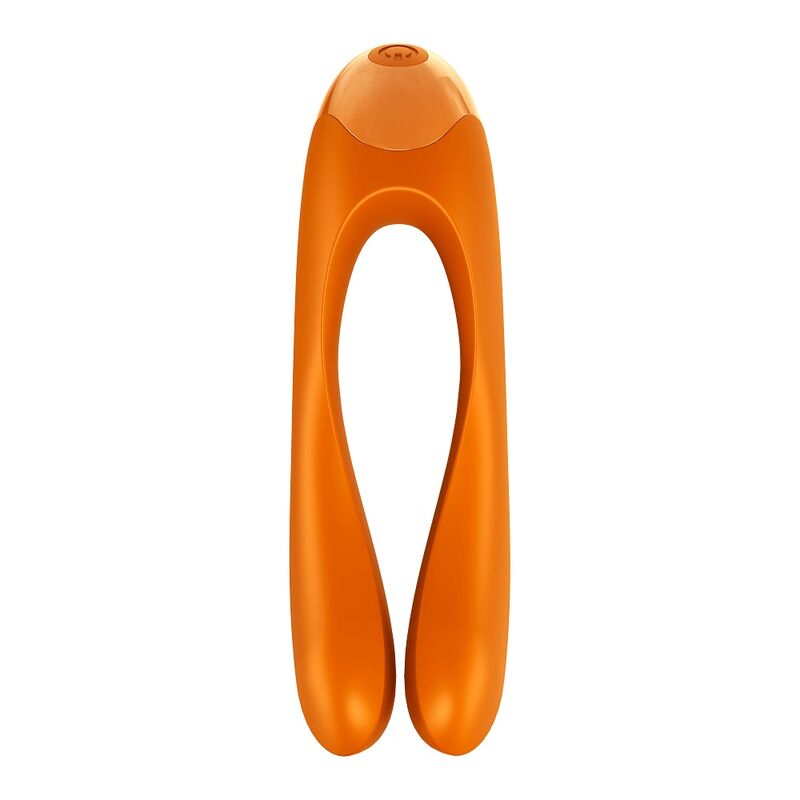 Vibromasseur Doigt Candy Cane Orange Compact IPX7 - Satisfyer