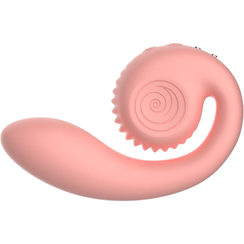Vibromasseur Double Gizi Stimulation Clitoris et Point G 3 Couleurs - Snail Vibe