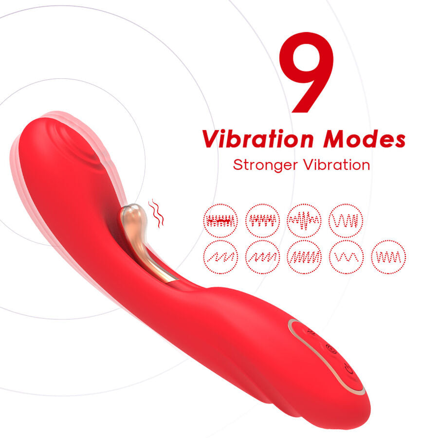 Vibromasseur Langue Oscillante Point G 9+9 Modes Rechargeable - Armony