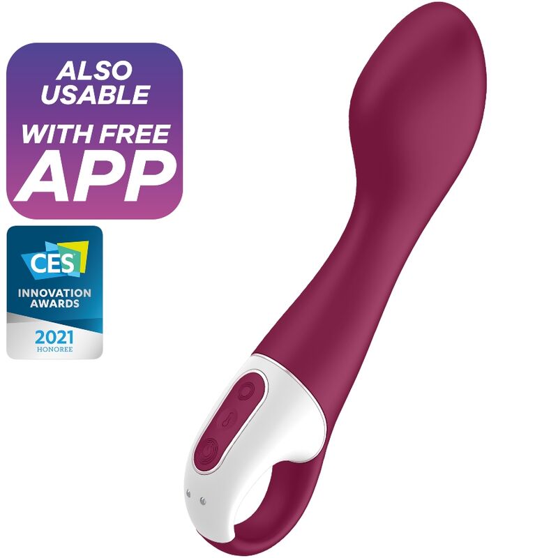 Vibromasseur Point G Chauffant Hot Spot Connecté IPX7 - Satisfyer