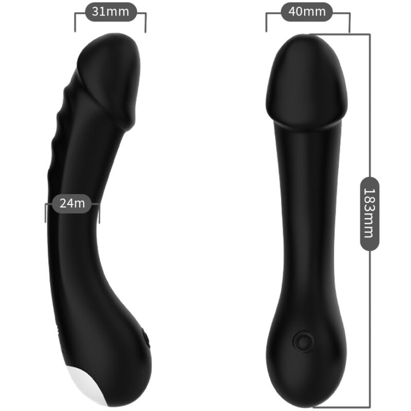 Vibromasseur Point G Courbé Silicone 9 Modes Rechargeable - Armony