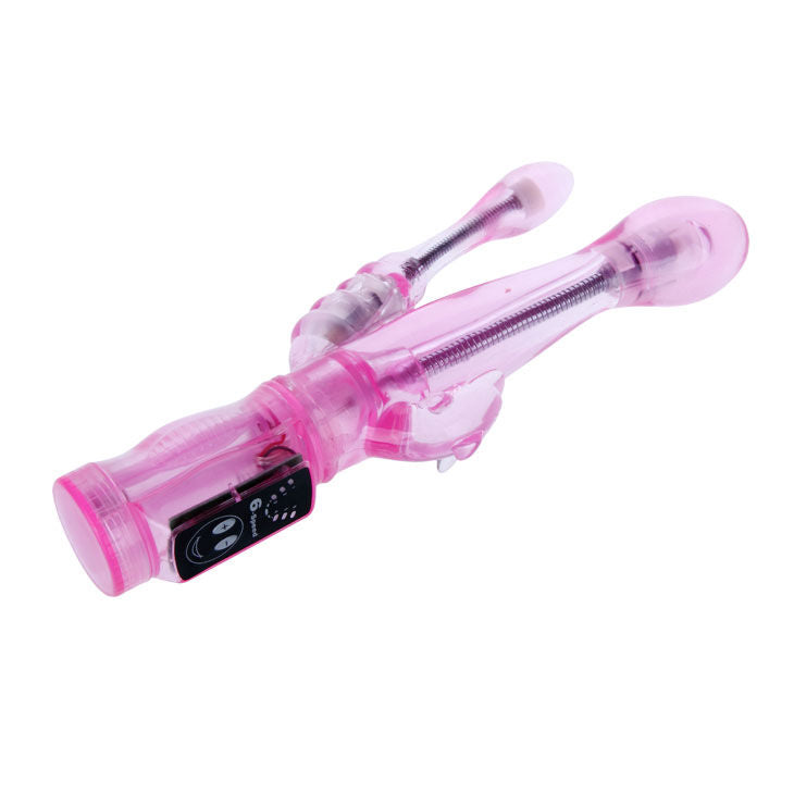 Vibromasseur Point G Flexible avec Stimulateur Anal 6 Modes - Baile