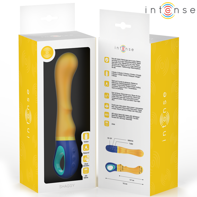 Vibromasseur Point G Shaggy Courbé Vibrations Réglables IPX7 - Intense
