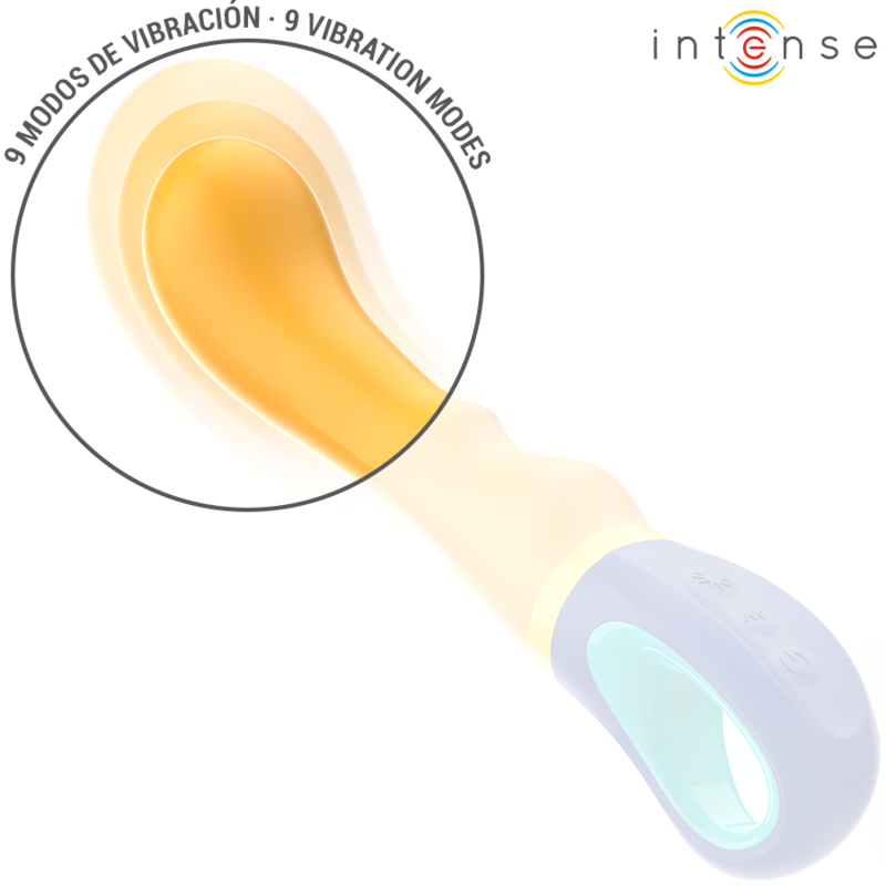 Vibromasseur Point G Shaggy Courbé Vibrations Réglables IPX7 - Intense