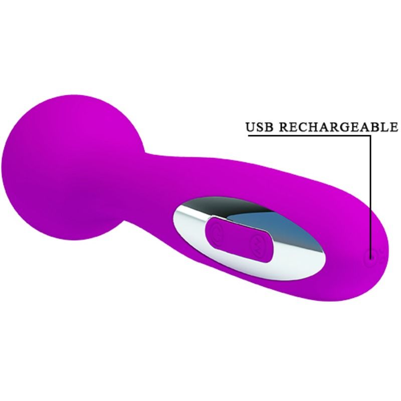 Vibromasseur Polyvalent Wade 12 Fonctions Rechargeable USB - Pretty Love