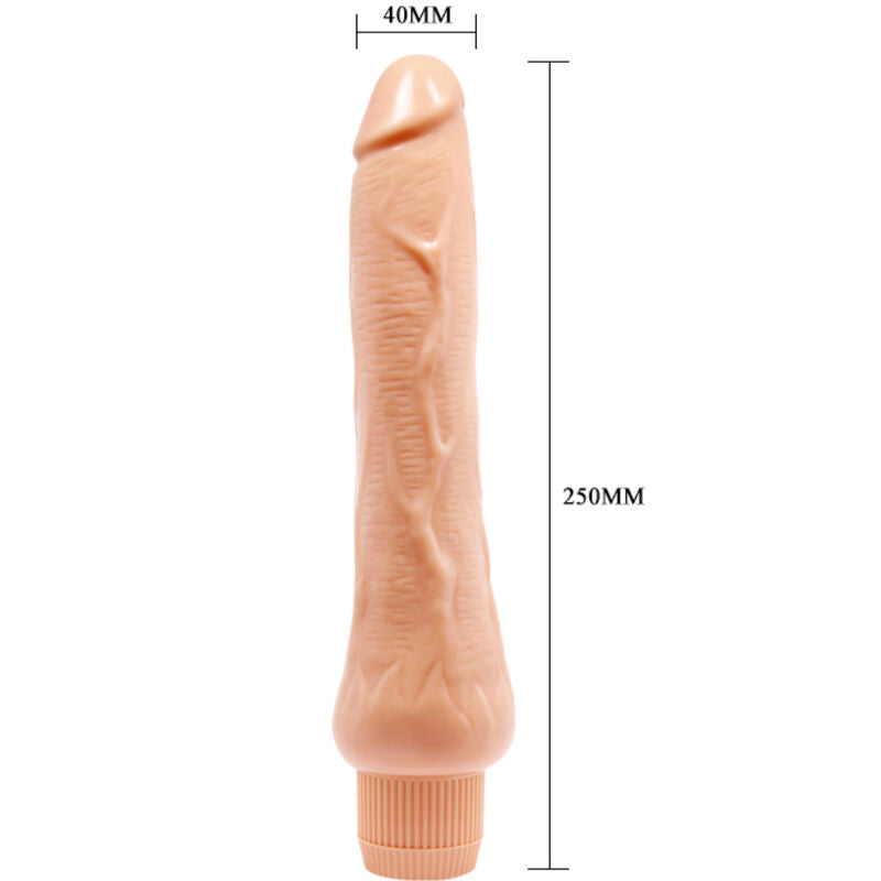 Vibromasseur Réaliste Barbara 25 cm Veiné Point G Multi-Vitesses - Baile