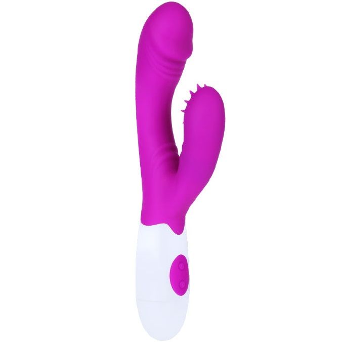Vibromasseur Rabbit Andr Double Stimulation 7 Modes Silicone - Pretty Love
