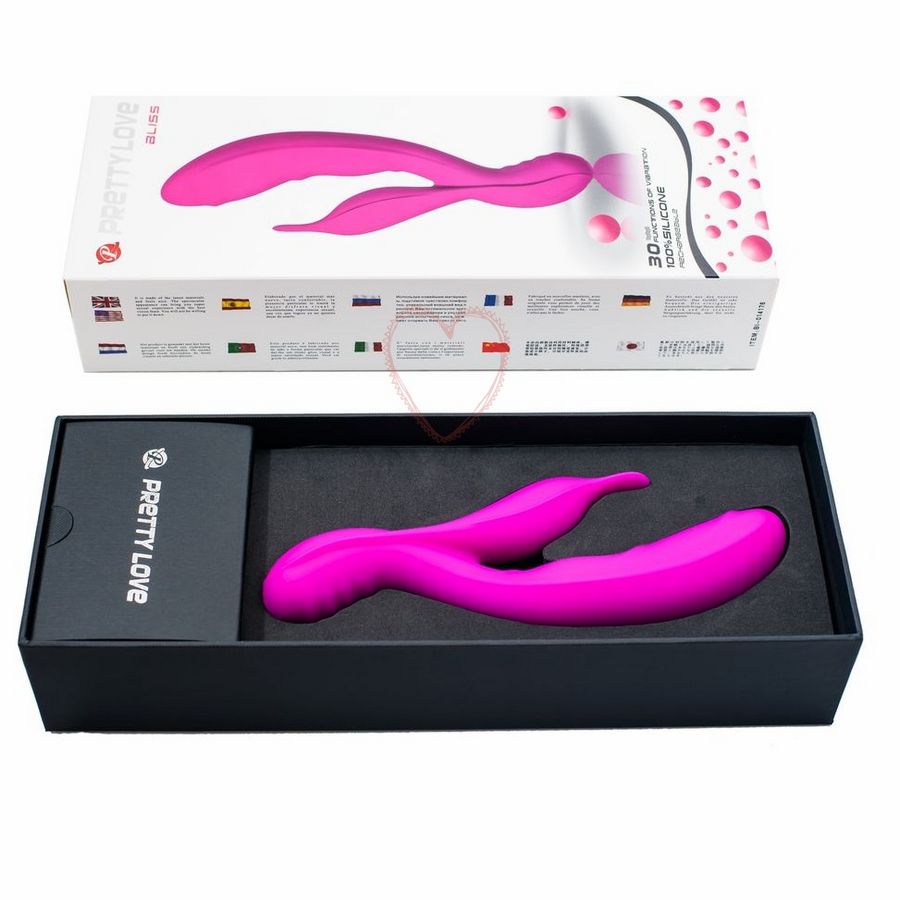 Vibromasseur Rabbit Bliss Lilas 4 Moteurs 30 Modes Rechargeable - Pretty Love