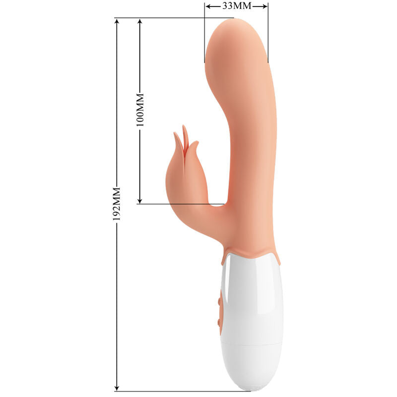 Vibromasseur Rabbit Bloody Mary Double Moteur 30 Modes Flexible - Pretty Love