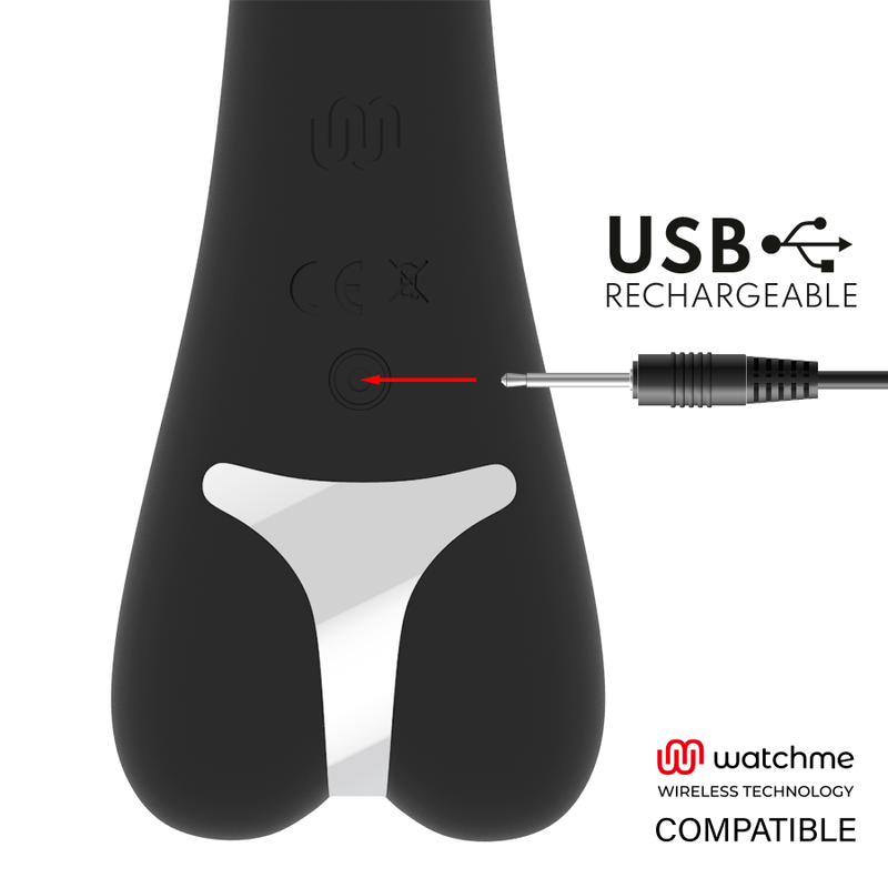 Vibromasseur Rabbit Erik Watchme Connecté 10 Vibrations Rechargeable - Brilly Glam