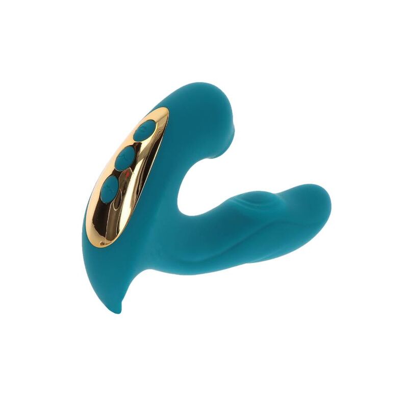 Vibromasseur Rabbit Eternal Love Vibe Triple Stimulation Vert - Xocoon