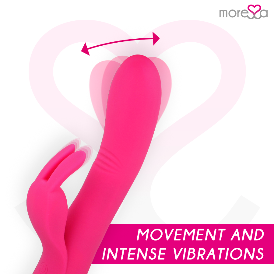 Vibromasseur Rabbit Ethan Mouvement Waving 7 Vibrations Rechargeable - Moressa