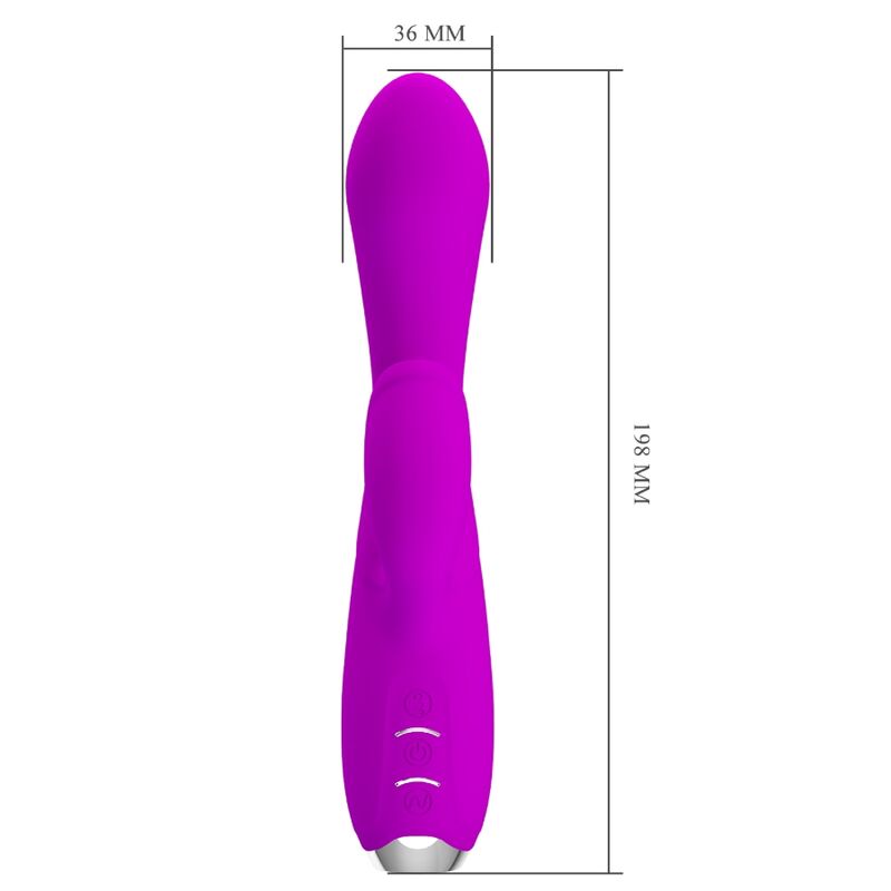 Vibromasseur Rabbit Gloria Rechargeable 12 Vibrations Étanche - Pretty Love