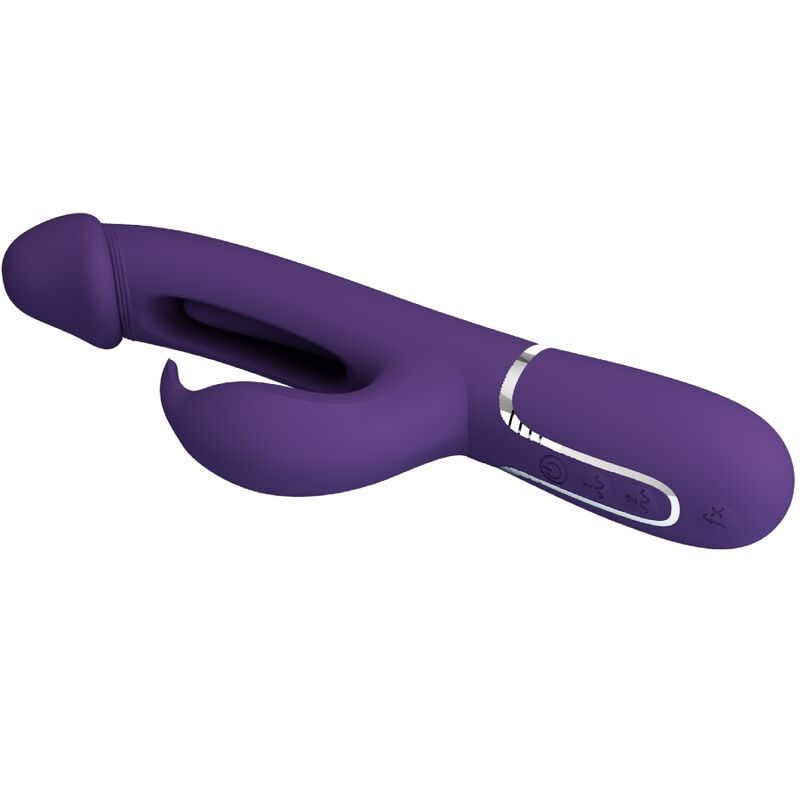 Vibromasseur Rabbit Kampas Langue Oscillante Bouton Climax Rechargeable - Pretty Love