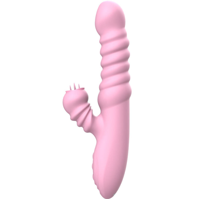 Vibromasseur Rabbit Langue Stimulante Chauffant 20 Modes Rotation - Armony