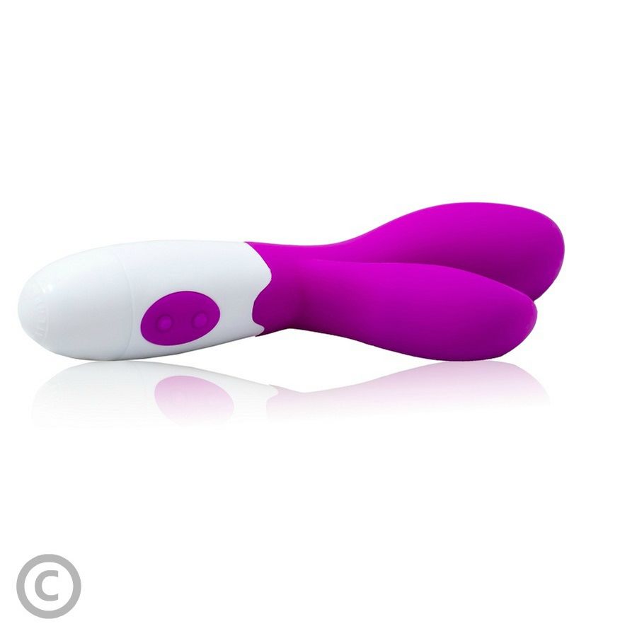 Vibromasseur Rabbit Newman 30 Vibrations Silicone Ergonomique - Pretty Love