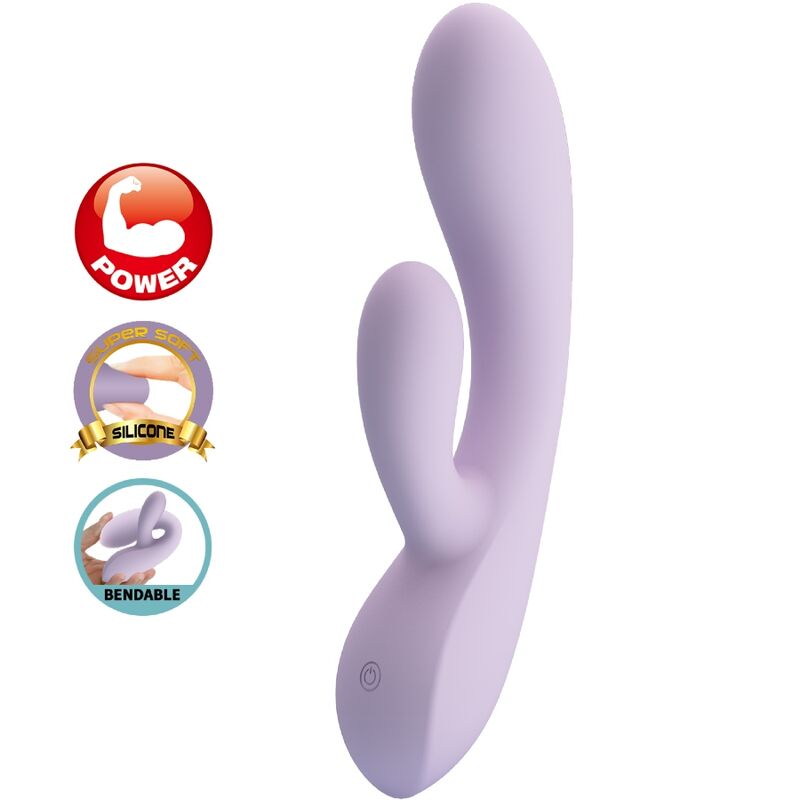 Vibromasseur Rabbit Rosolyn 10 Vibrations Double Stimulation - Pretty Love