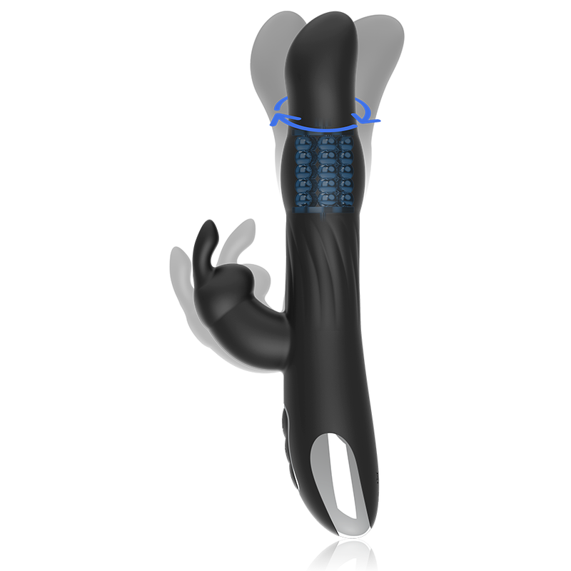 Vibromasseur Rabbit Rotatif Moebius Point G Connecté WatchMe IPX7 - Brilly Glam