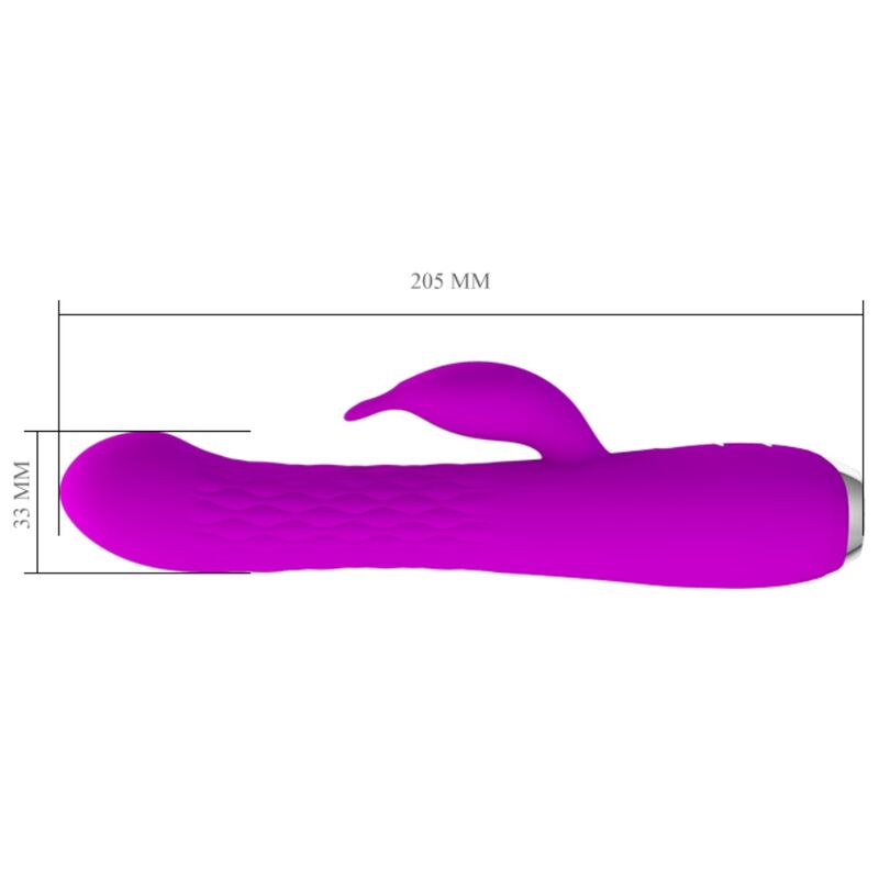 Vibromasseur Rabbit Rotatif Molly 12 Vibrations 3 Rotations - Pretty Love