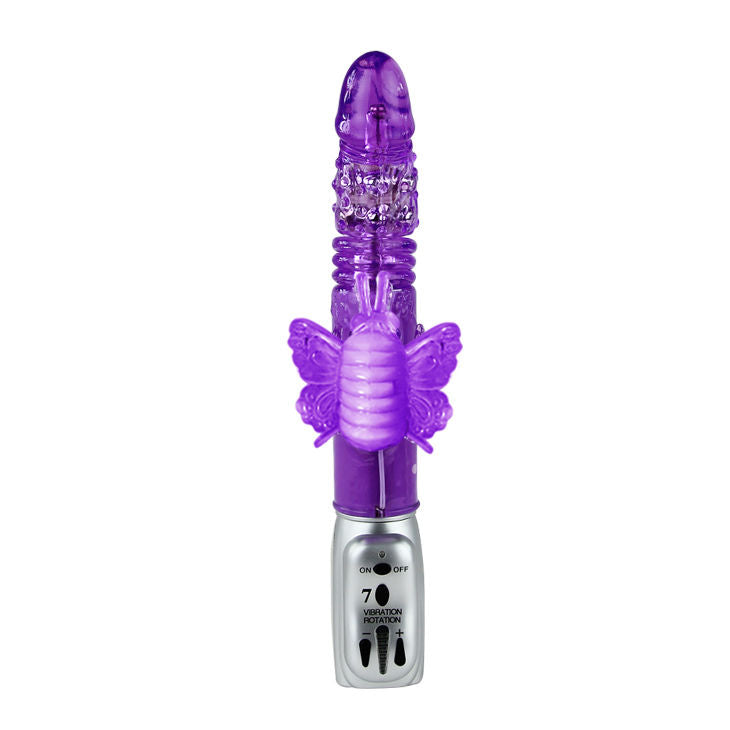 Vibromasseur Rabbit Rotatif Tulipe Va-et-Vient 28 Modes Stimulateur Clitoris - Baile