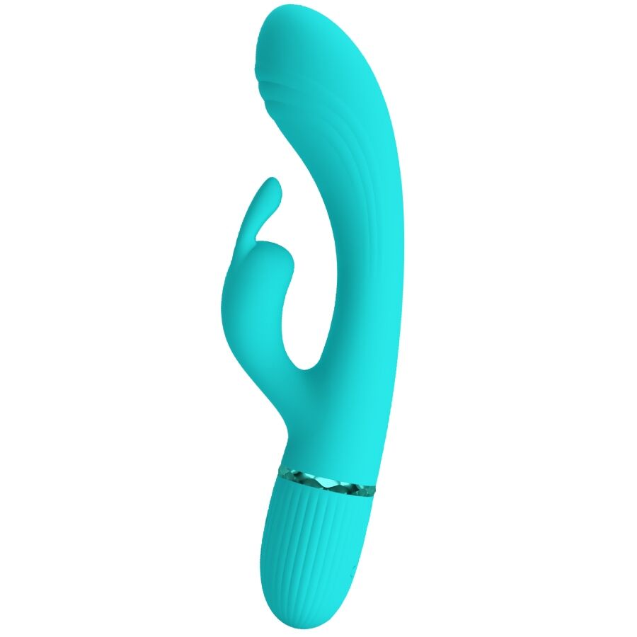 Vibromasseur Rabbit Scocco Tête Flexible 10 Vibrations Rechargeable - Pretty Love