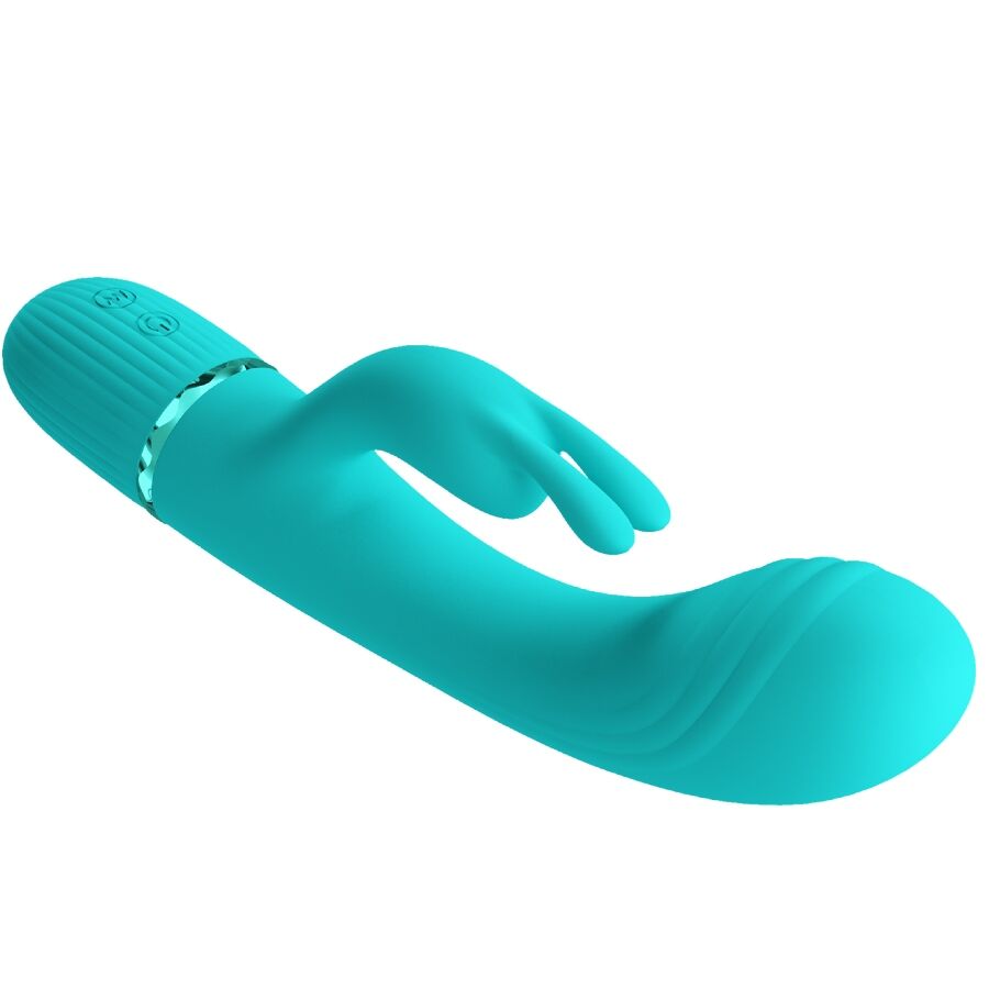 Vibromasseur Rabbit Scocco Tête Flexible 10 Vibrations Rechargeable - Pretty Love