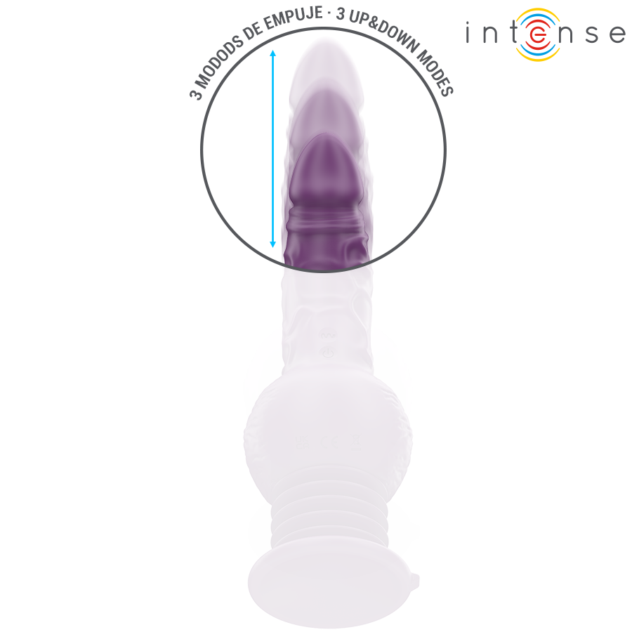 Vibromasseur Rabbit Tatum Va-et-Vient Up & Down 2 Moteurs 24 cm - Intense