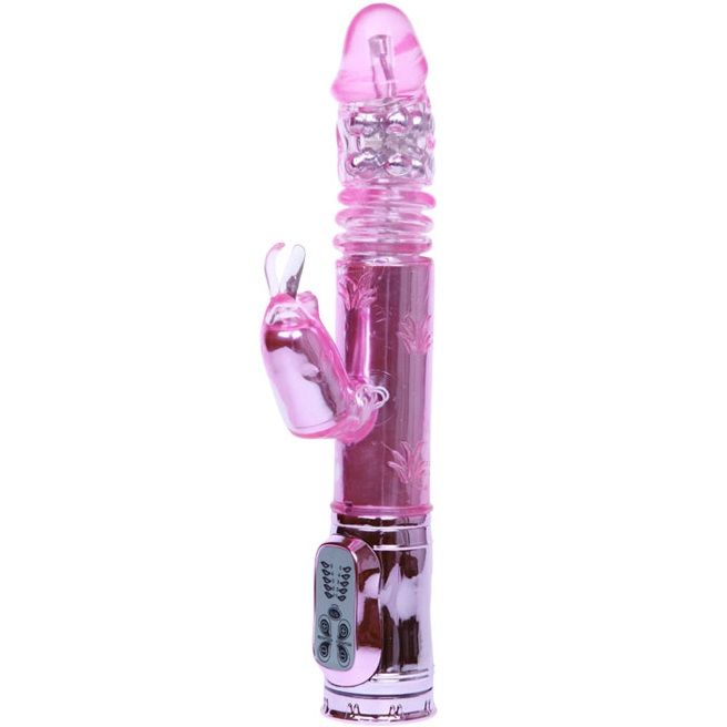Vibromasseur Rabbit Throbbing Bunny Rotatif 10 Vitesses Rechargeable - Baile