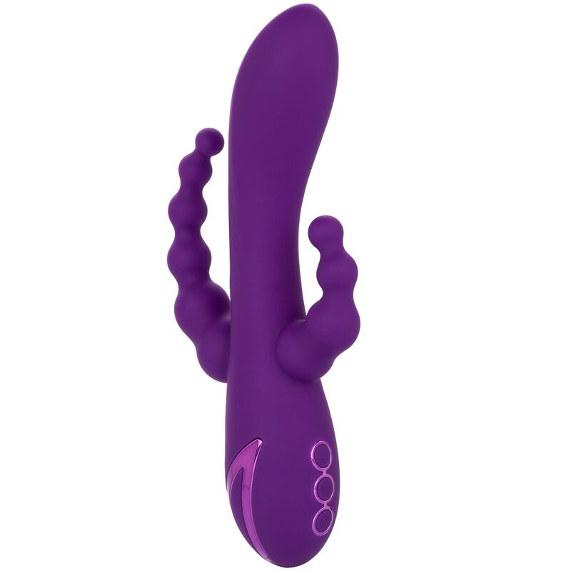 Vibromasseur Rabbit Triple Stimulation Long Beach Bootylicious Étanche - CalExotics