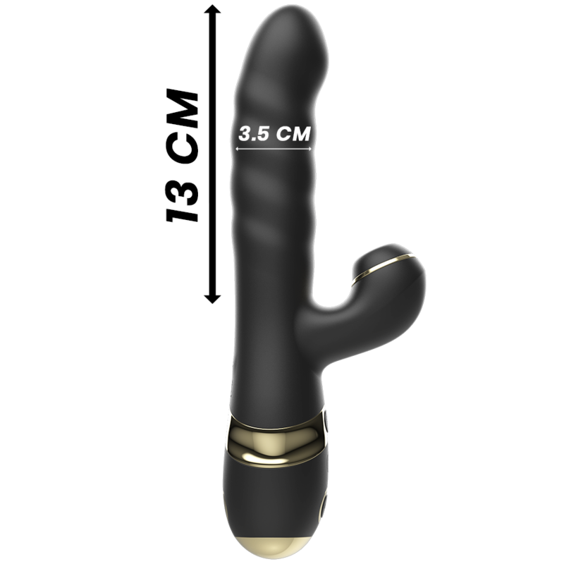 Vibromasseur Rabbit Up & Down Aspiration Clitoris 3 Stimulations - Ibiza Technology