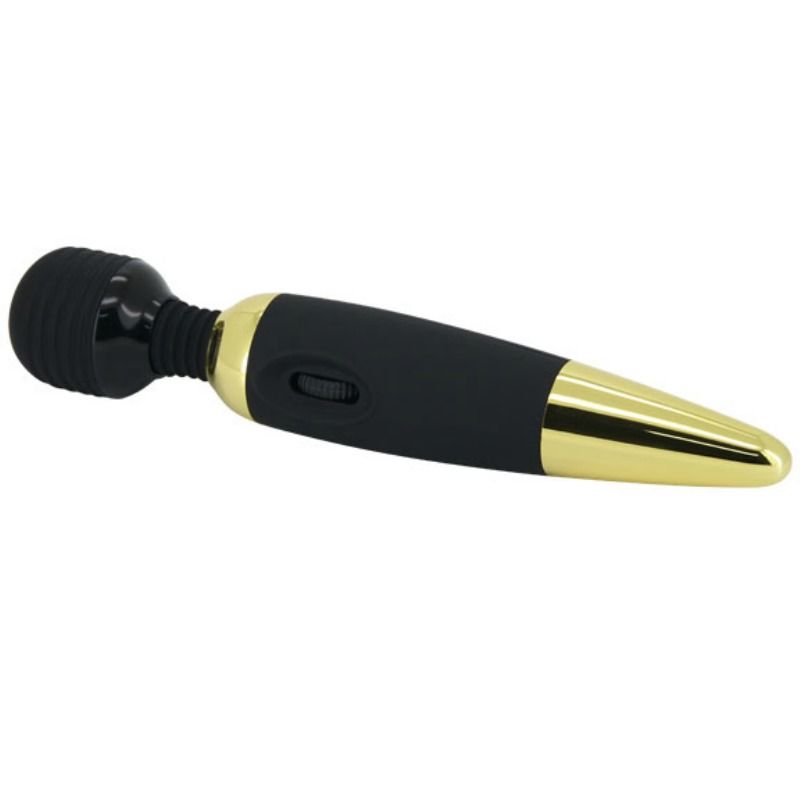 Vibromasseur Wand Baguette Puissant Golden Edition Tête Flexible - Pretty Love