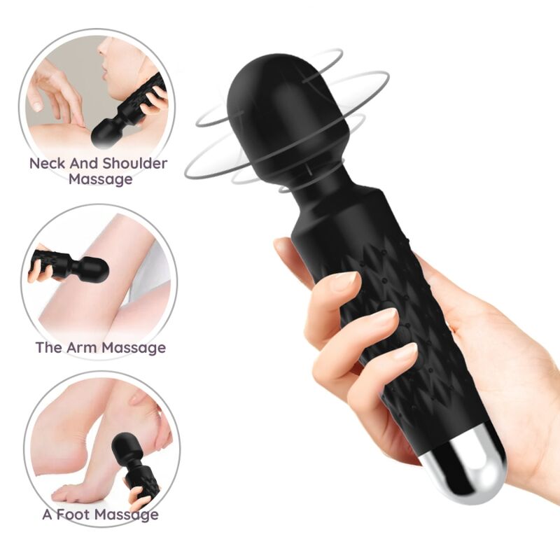 Vibromasseur Wand Postman - Tête Super Flexible 9 Modes - Armony
